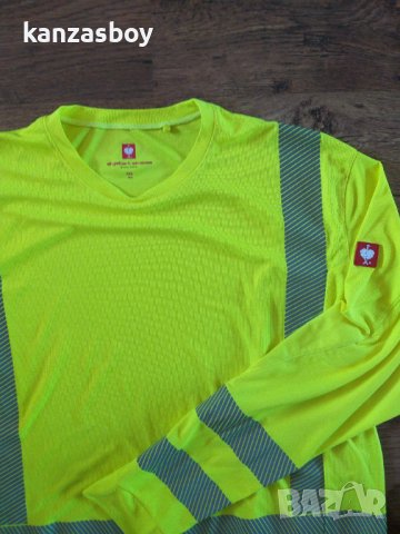 engelbert strauss warnschutz funktions longsleeve - мъжка работна блуза КАТО НОВА 3ХЛ точни размери , снимка 9 - Блузи - 40061371