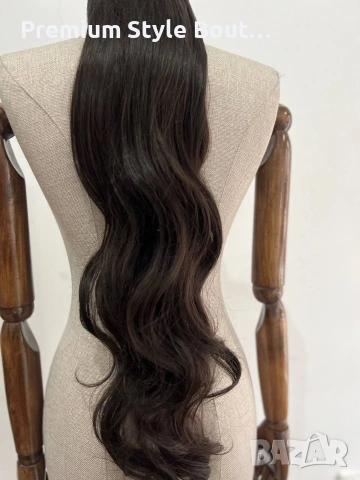 ЕКСТЕНШЪН ОПАШКА ЧЕРЕН , снимка 3 - Аксесоари за коса - 53709148