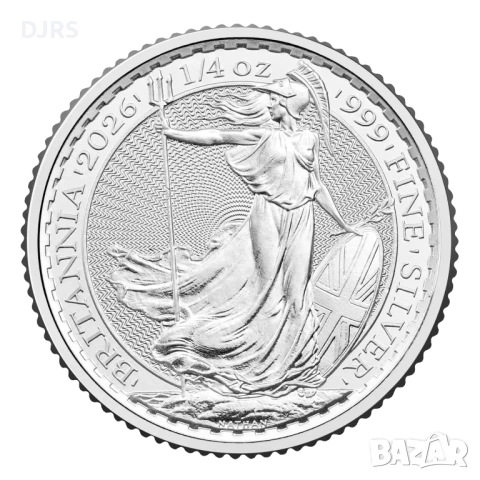 Сребърна монета Британия