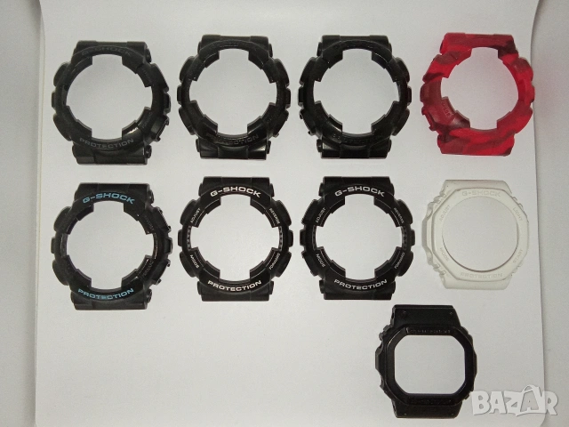 Части за мъжки часовник Casio G-Shock безел каишка, снимка 4 - Каишки за часовници - 53701792