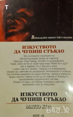 Матю Хол - Изкуството да чупиш стъкло (Кралете на трилъра), снимка 2 - Художествена литература - 40407146