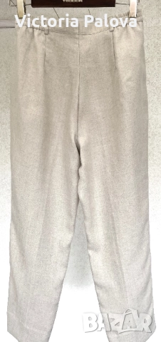 Елегантен ленен панталон  LADY H. EXCLUSIV VON PETER HAHN - лято- есен, снимка 8 - Панталони - 52102033