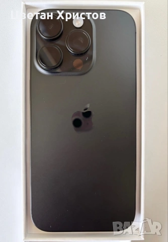 Apple iPhone 16 Pro Black Titanium 128GB, снимка 2 - Apple iPhone - 53437957