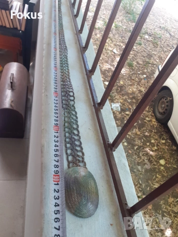 Метален плетен колан за носия, снимка 7 - Антикварни и старинни предмети - 53322524