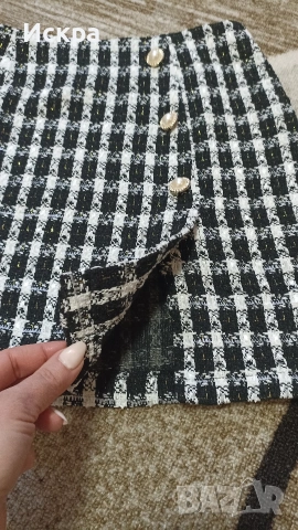 Карирана пола , снимка 5 - Поли - 53696990