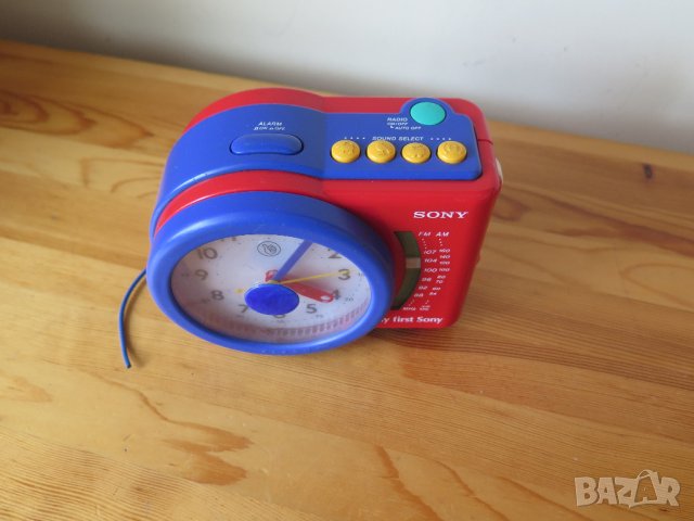 MI FIRST SONY,радиочасовник,1991г , снимка 3 - Радиокасетофони, транзистори - 42731862