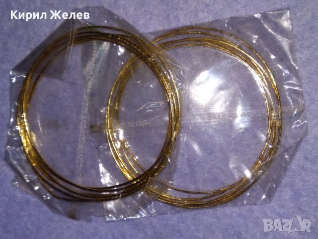 Две МАРКОВИ ПОЗЛАТЕНИ РЕТРО СТИЛ ГРИВНИ OKER BRAND от БЛАГОРОДНА СТОМАНА - НОВИ 24197, снимка 5 - Гривни - 41202307