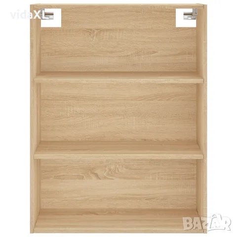 vidaXL Висок шкаф, дъб сонома, 69,5x34x180 см, инженерно дърво, снимка 6 - Бюфети - 56146670