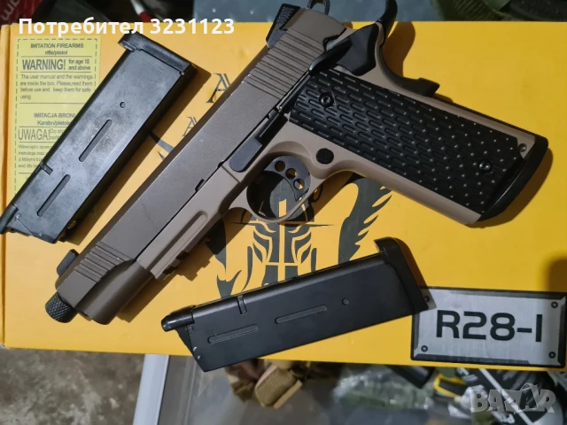 Airsoft Cold 1911 Armory Armoment, снимка 2 - Въздушно оръжие - 50596344