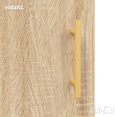 vidaXL Висок шкаф, дъб сонома, 69,5x34x180 см, инженерно дърво, снимка 9 - Бюфети - 56146760