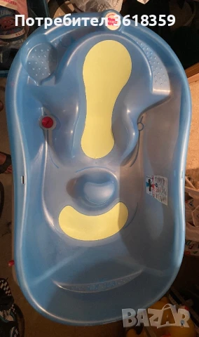 Бебешка ваничка със стойка, снимка 1