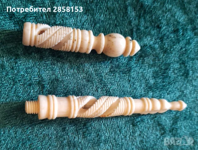 Калъф за игли  изработен от слонова кост, снимка 2 - Антикварни и старинни предмети - 50298500