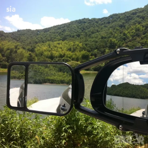 Огледало за каравана, кола, бус, 18см/12см