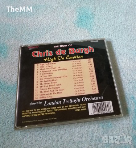 The Story of Chris de Burgh - High on Emotion, снимка 3 - CD дискове - 42214398