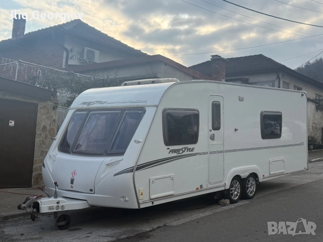 Каравана Abbey Freestyle-Mover/Солар/Форселт/Френска Спалня/TV/Душ кабина/Kато Нова