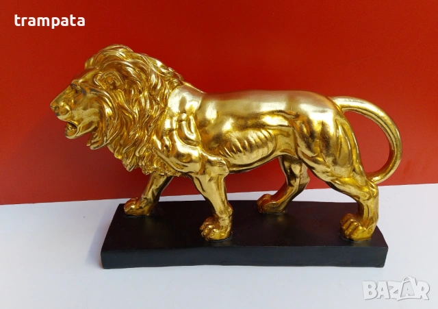 НАЙ ДОБРАТА ОФЕРТА Статуетка на лъв Hansmeier , 40см 