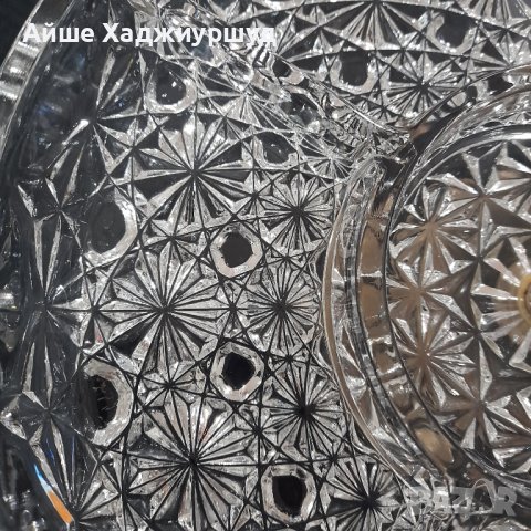 Стъклен поднос  за ядки, снимка 7 - Прибори за хранене, готвене и сервиране - 44481194