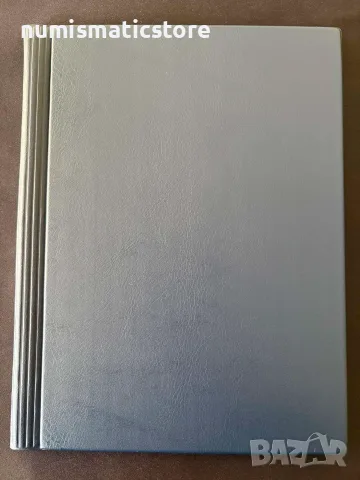 Класьор ELEGANT за 120 монети в картончета с 10 листа, тъмно син цвят!