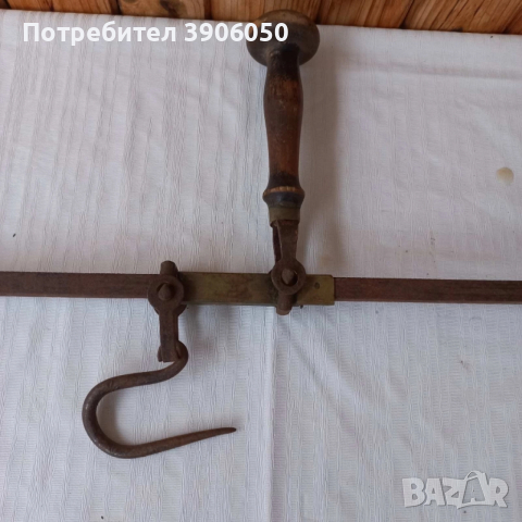 Рядък старинен кантар, снимка 2 - Антикварни и старинни предмети - 52456189