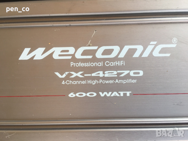 Авто усилвател Waconic 600 watt