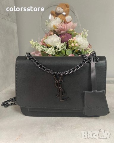 Черна луксозна чанта  YSL  код SG311, снимка 2 - Чанти - 38921594