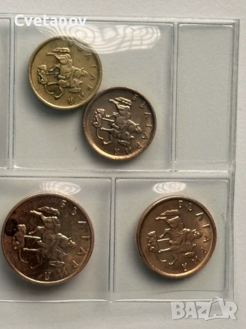 Пълен лот монети 1999 година + Пълен лот монети 2000 година + 1 лев 2002 година + 2 лева 2015 година, снимка 6 - Нумизматика и бонистика - 53721584