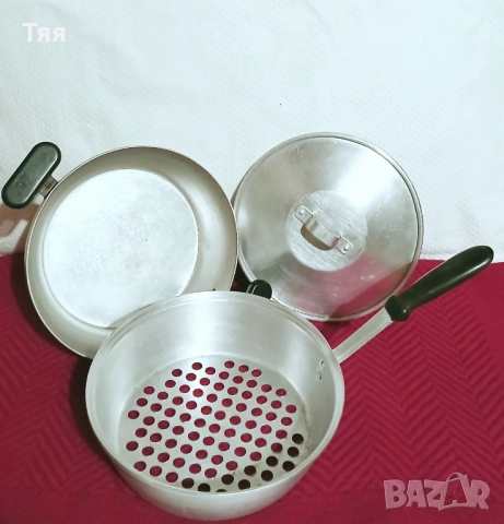 Ретро комплект за пържени картофи , снимка 2 - Съдове за готвене - 52877832