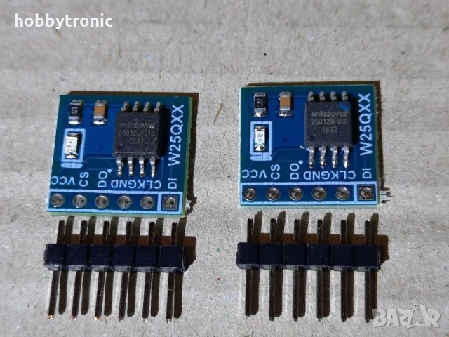 Модул SPI памет W25Q64, W25Q128