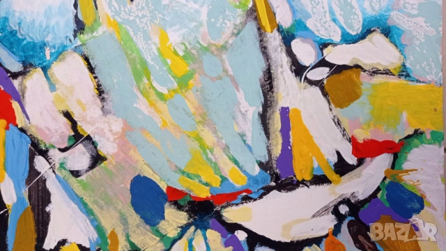 Картина на Иван Янаджиев, снимка 3 - Настолни лампи - 49022941