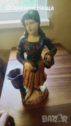 Старинна Стара Българска Керамика фигура статуетка статуя , снимка 5 - Антикварни и старинни предмети - 41685926