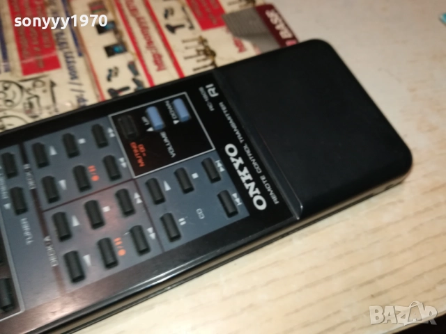 ONKYO R1 RC-180S ORIGINAL REMOTE CONTROL-ВНОС SWISS 2310252009, снимка 6 - Ресийвъри, усилватели, смесителни пултове - 52158901