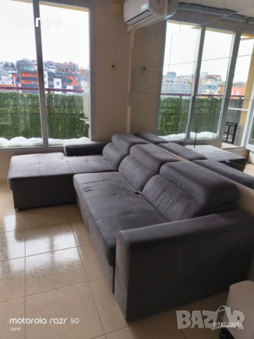 Разтегателен диван с ракла, снимка 4 - Дивани и мека мебел - 52841176