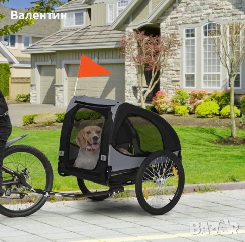 Велоремарке за кучета PawHut, снимка 2 - За кучета - 52583598