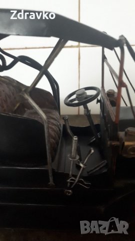 Ретро количка ръчна изработка, снимка 6 - Антикварни и старинни предмети - 39361613