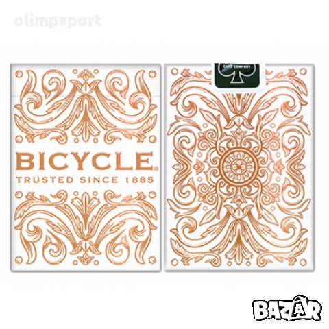 карти за игра BICYCLE BOTANNICA нови отличаватсе с красиво богато медно фолио, което подчертава диза, снимка 2 - Карти за игра - 34186979