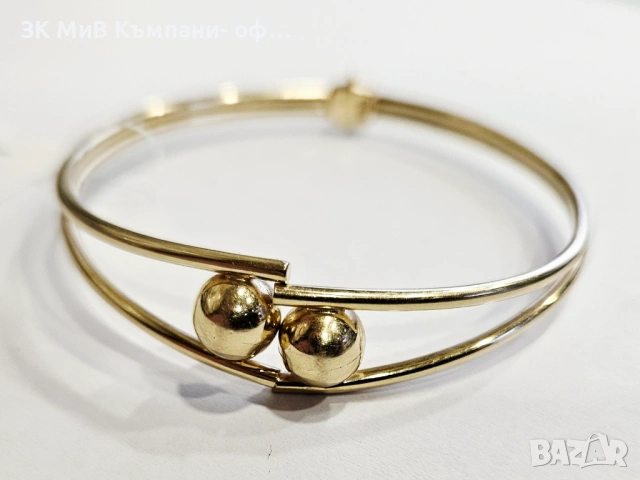 Златна гривна 7.32гр 05717-25/2, снимка 2 - Гривни - 53426701