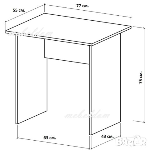 Бюро(код-1175), снимка 5 - Бюра - 40933183