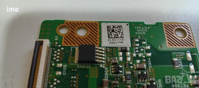 TCON Board DUNTK4918TP. Свален от Телевизор Philips 32PFL5806K/02. С неработещ Main Board., снимка 5 - Части и Платки - 47558187