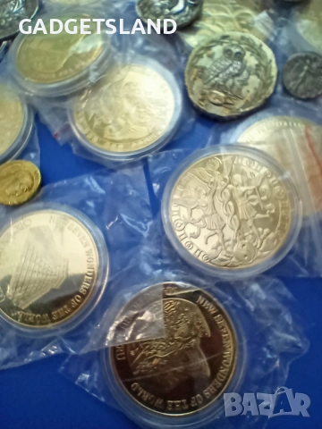 Голям Лот позлатени, колекционерски монети и реплики на Римски монети, снимка 2 - Нумизматика и бонистика - 51974516