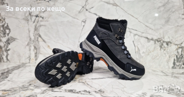 Puma Мъжки Зимни Кубинки С Топла Дебела Вата Пума - Налични Различни Цветове Код P1707, снимка 2 - Мъжки боти - 52969886