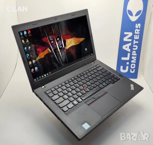 Lenovo ThinkPad T470p i7 7700HQ/16GB/512SSD/MX-940-2GB/FHD/Подсветка, снимка 1 - Лаптопи за работа - 47712283