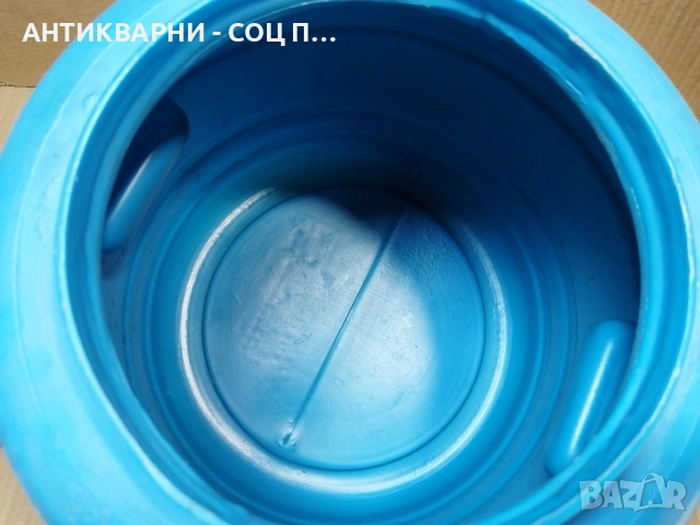 Старо Соц Българско Пластмасово Буре, Бидонче. / 18 Литра. / НОМЕР 1674. , снимка 7 - Антикварни и старинни предмети - 53782100
