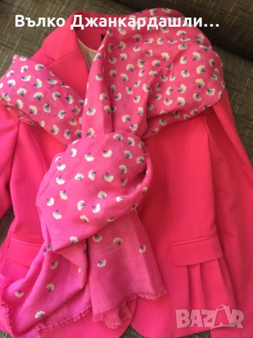 Дамски шал BeckSöndergaard(коприна и вълна), снимка 6 - Шалове - 53120925