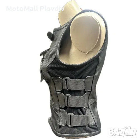 Дамски мото елек Roader кожен естествена кожа клубен черен от XS до 2XL , снимка 3 - Аксесоари и консумативи - 48701275