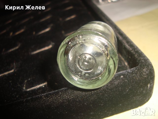 МУСКАЛ СТАРО ШИШЕНЦЕ за РОЗОВА ВОДА БРОНЗОВО ОРНАМЕНТИРАНО КАПАЧЕ АРТ НУВО СТИЛ РЯДКО 24780, снимка 3 - Антикварни и старинни предмети - 34507889