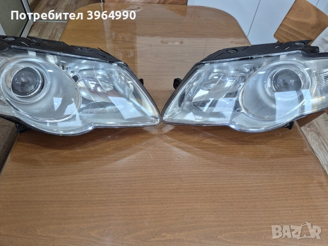 Кристални Оригинални фарове HELLA за Пасат В6 