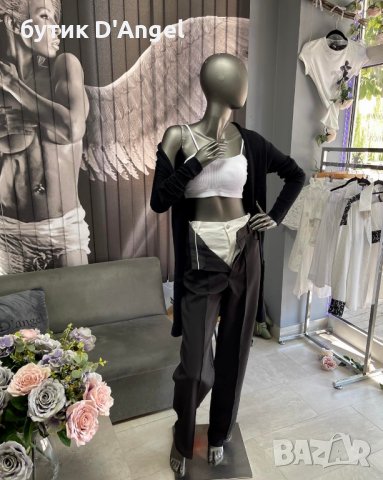 Панталон HIL с бяла платка, снимка 2 - Панталони - 41833495