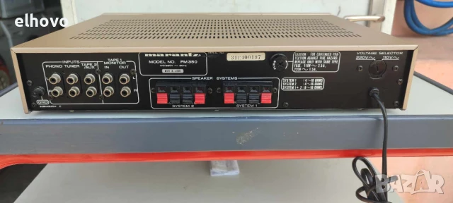Стерео усилвател Marantz PM350, снимка 7 - Ресийвъри, усилватели, смесителни пултове - 50599898