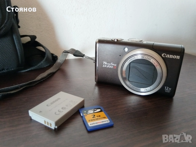Canon PowerShot SX200 IS 12.1 MP Japan, снимка 11 - Фотоапарати - 50338312
