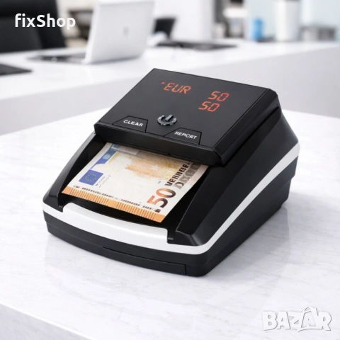 AL-136 Детектор за фалшиви банкноти EURO, USD UV/MG/IR